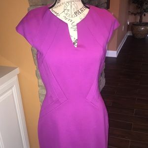 Magenta Cotton Dress